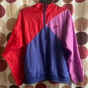 nike red windbreaker